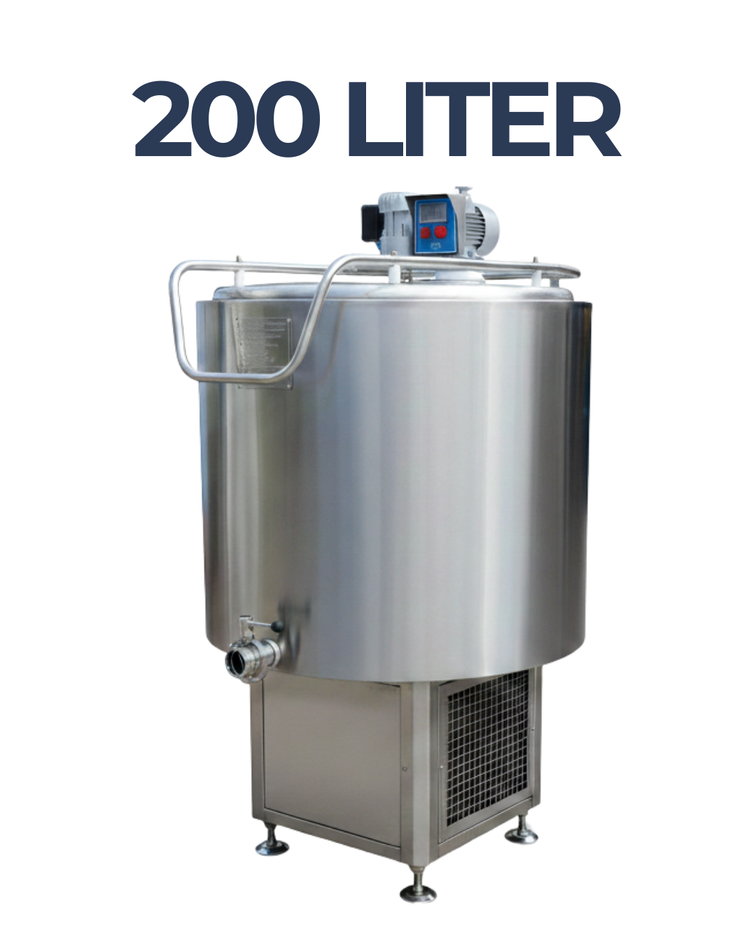 milk chiller 200 liter